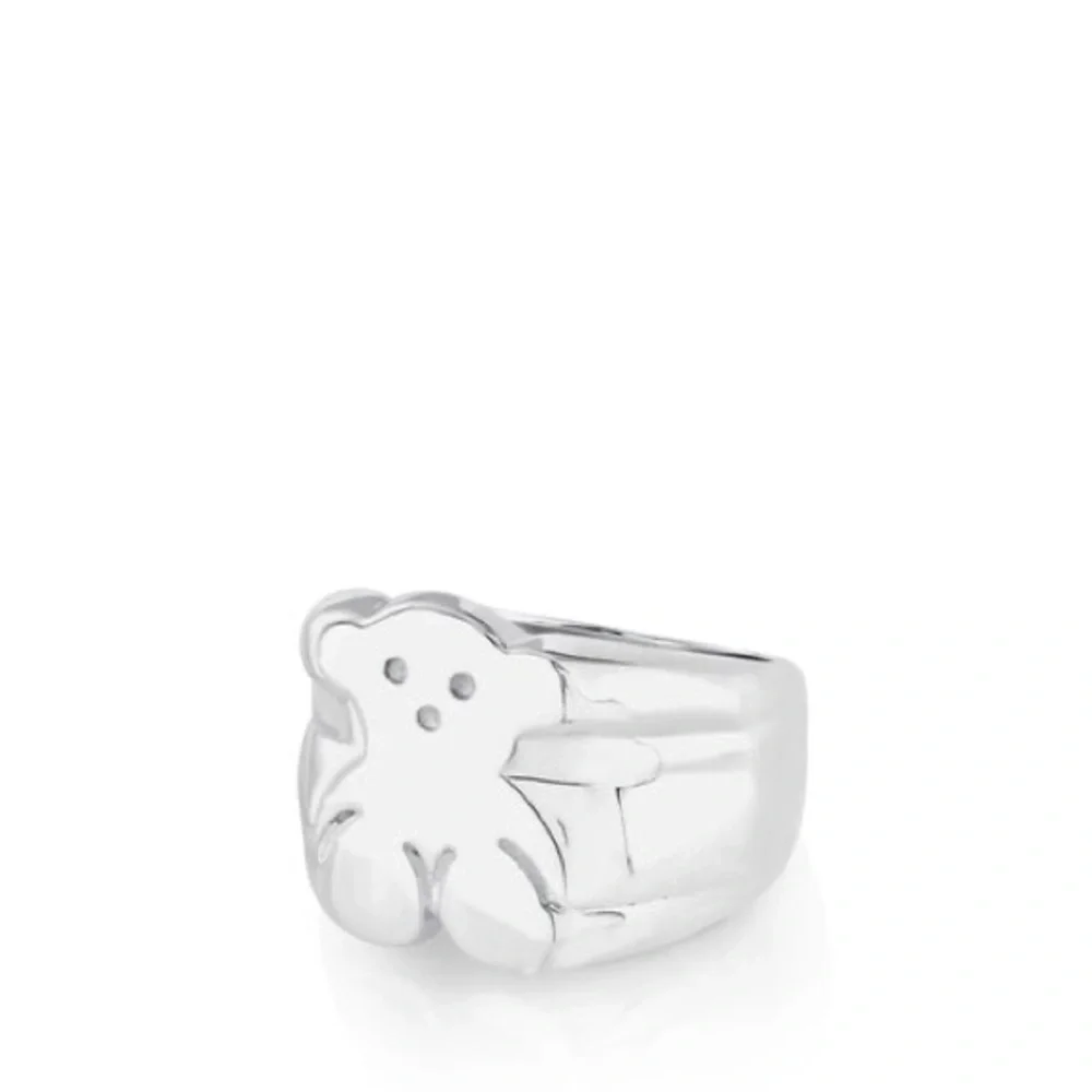 TOUS Sterling silver Bear ring. - Picture 2 of 6